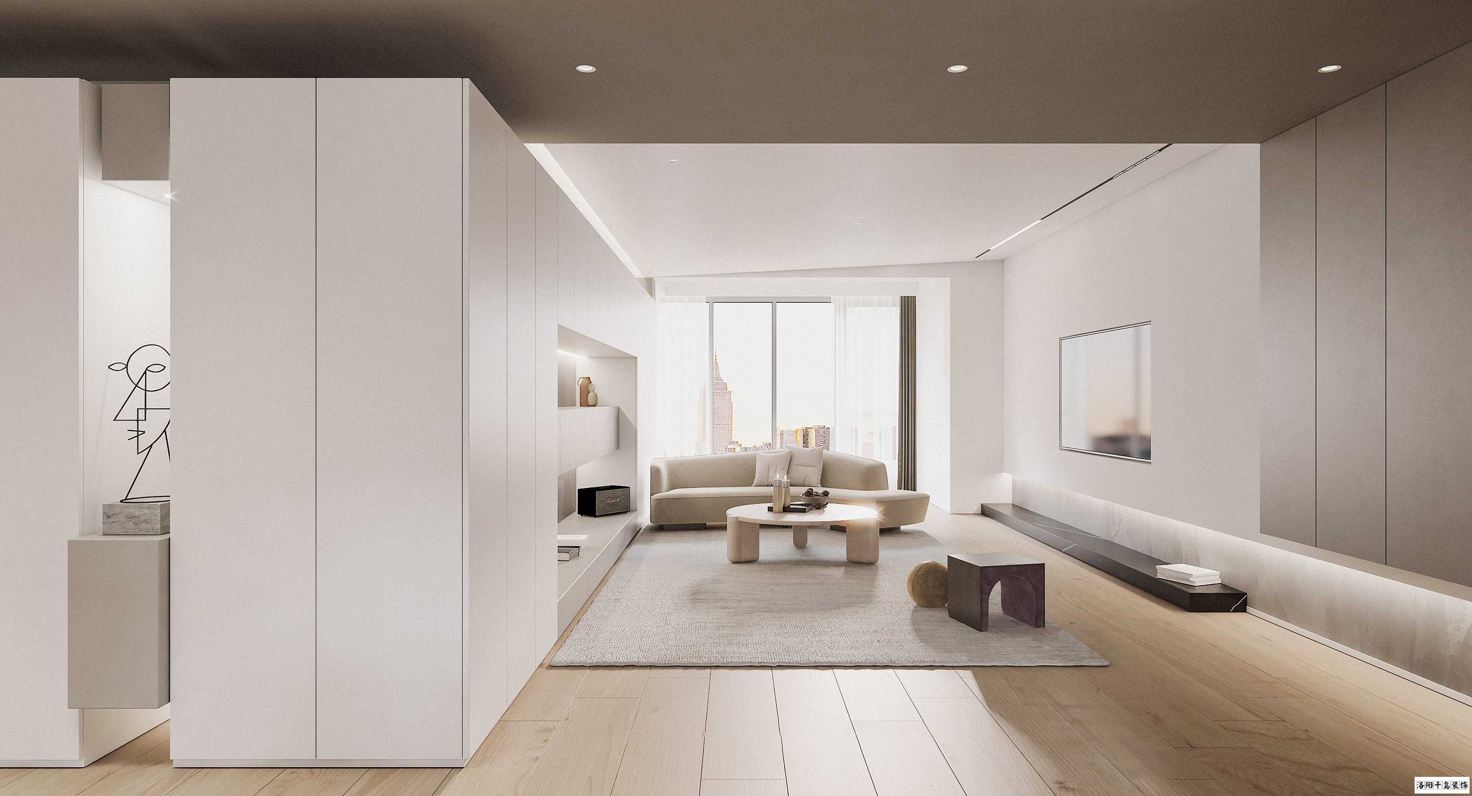 極簡(jiǎn)風(fēng)客廳裝修案例